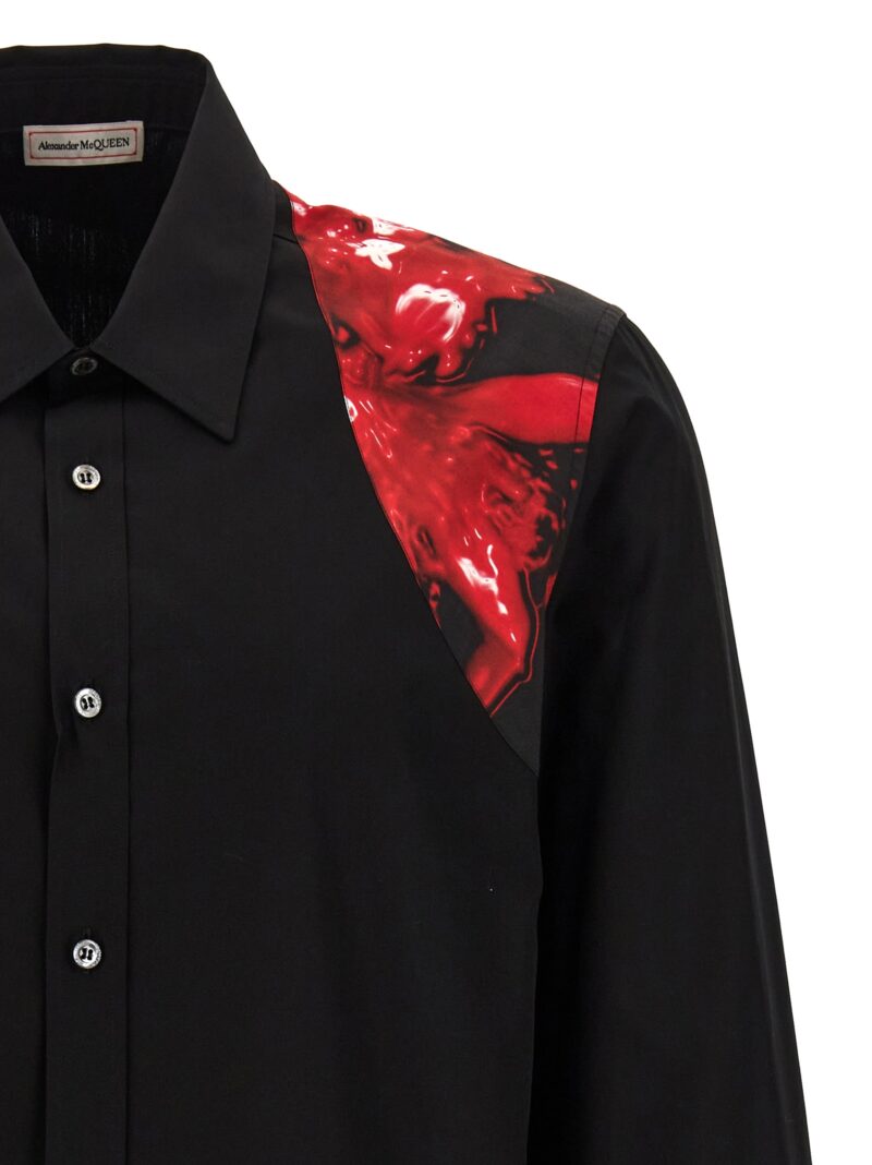 'Harness' shirt Man ALEXANDER MCQUEEN Black