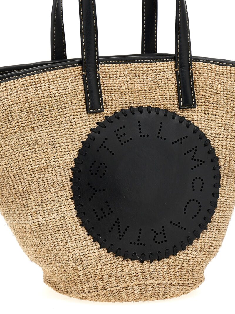 'Eco Abaca Basket' handbag Woman STELLA MCCARTNEY Black