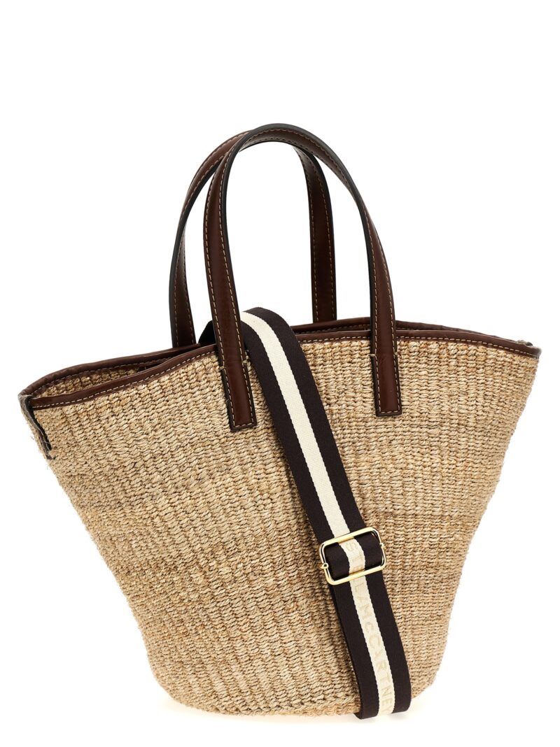 'Eco Abaca Basket' handbag 7B0082WP03749500 STELLA MCCARTNEY Brown