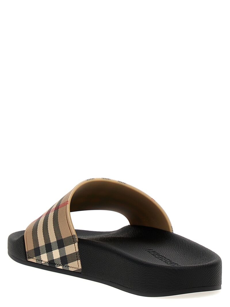 Slide check Woman BURBERRY Multicolor