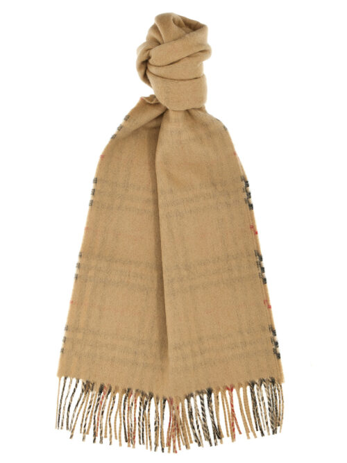 Check reversible scarf BURBERRY Beige