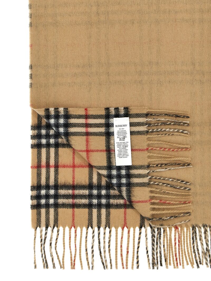 Check reversible scarf Woman BURBERRY Beige