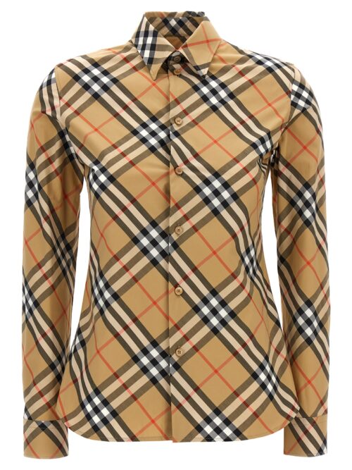 Check shirt BURBERRY Beige