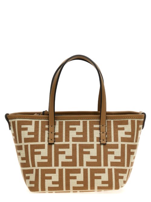 'Roll Mini' shopping bag FENDI Beige