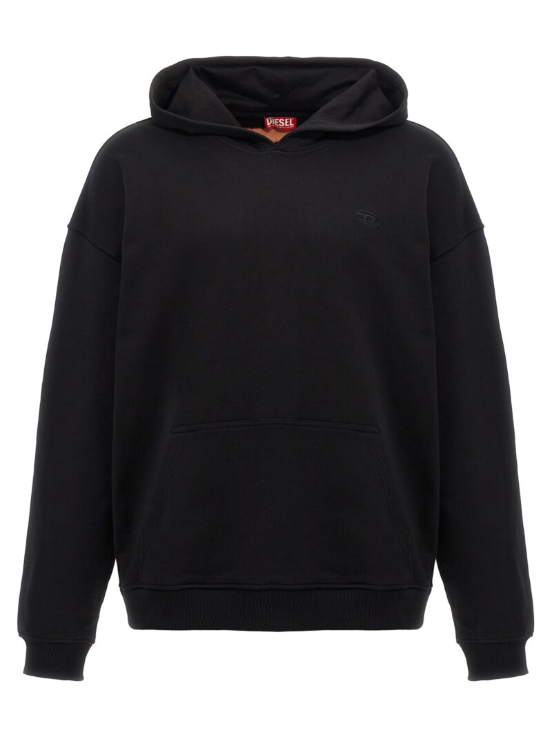 'S-Boxt-Hood-Bleach' hoodie DIESEL Black