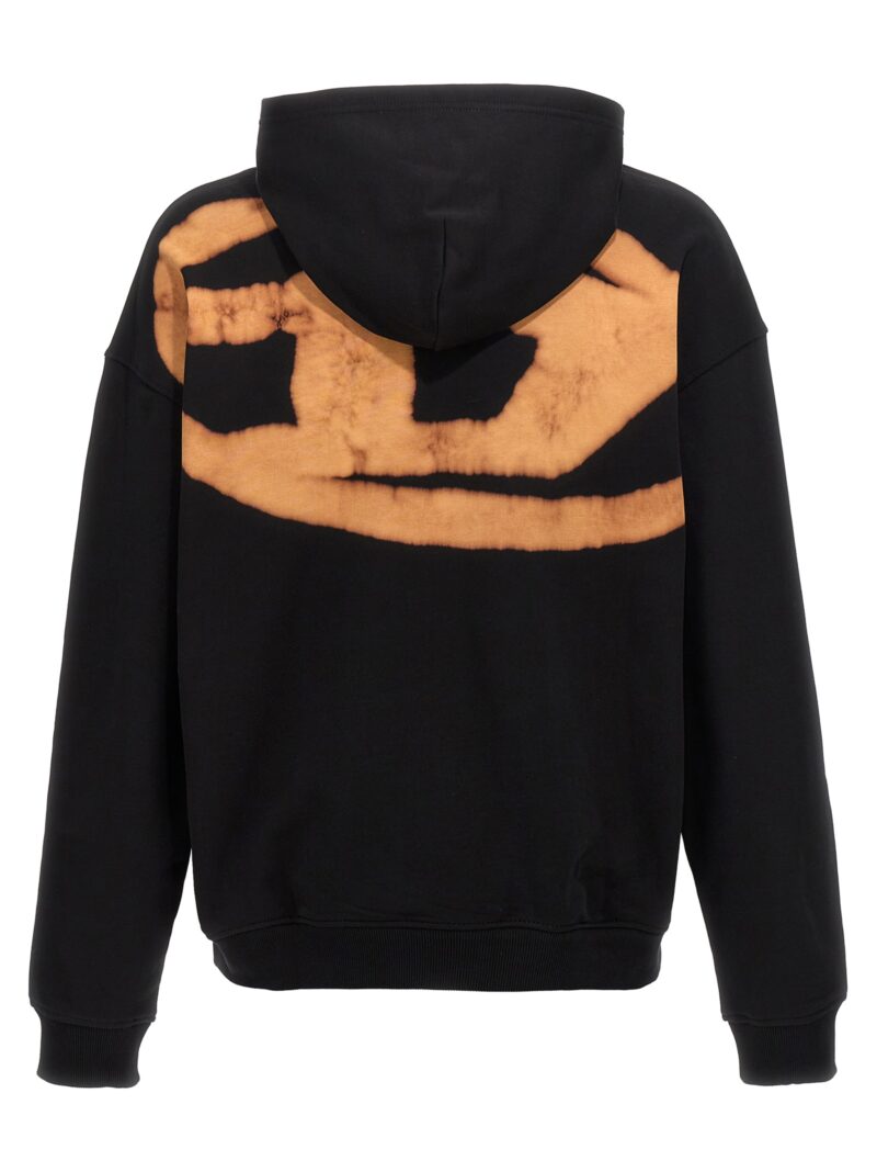 'S-Boxt-Hood-Bleach' hoodie A152590PJAX9XX DIESEL Black