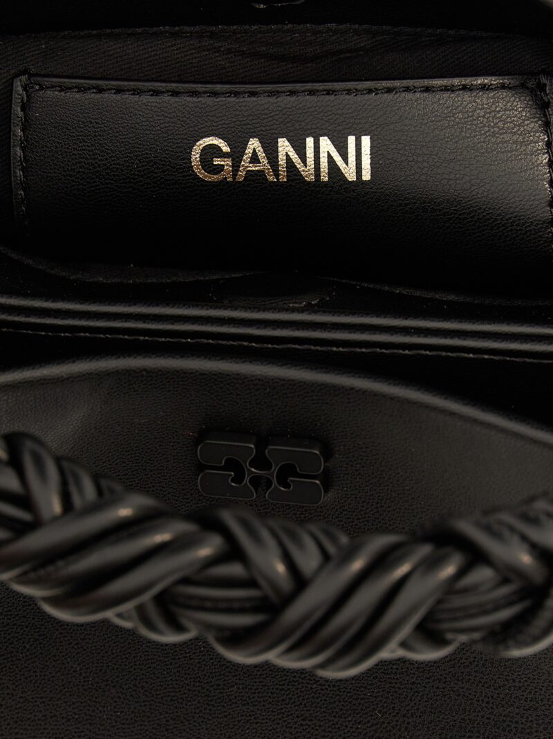 'Bou' handbag 65% leather 19% polyurethane 16% PES GANNI Black