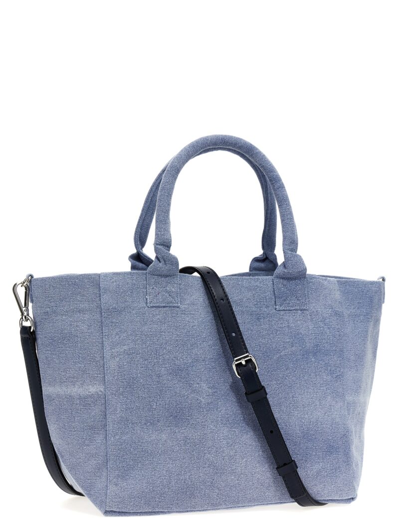 'Washed Blue Small' shopping bag A5973565 GANNI Light Blue