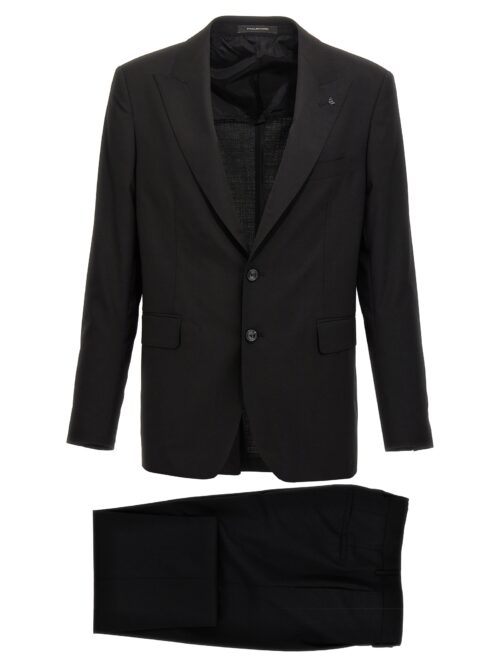 Stretch wool suit TAGLIATORE Black