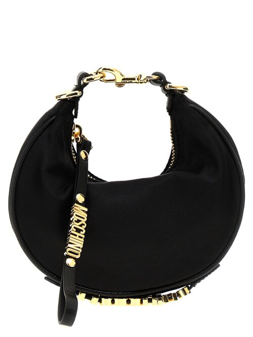 Logo handbag MOSCHINO Black