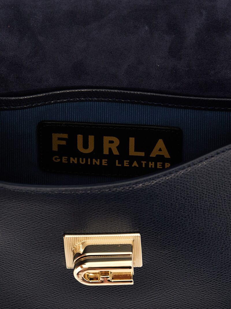 '1927' mini crossbody bag 100% calfskin leather FURLA Blue