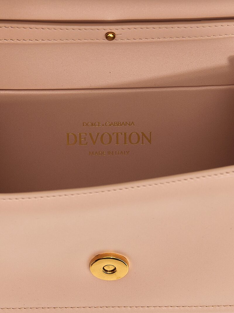 'Devotion' small handbag 100% lamb leather (Ovis Aries) DOLCE & GABBANA Pink