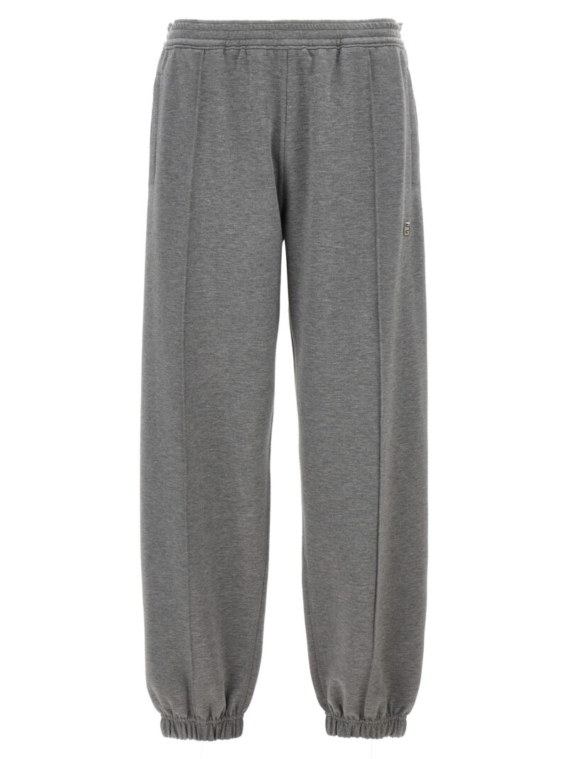 Metallic logo joggers GIVENCHY Gray