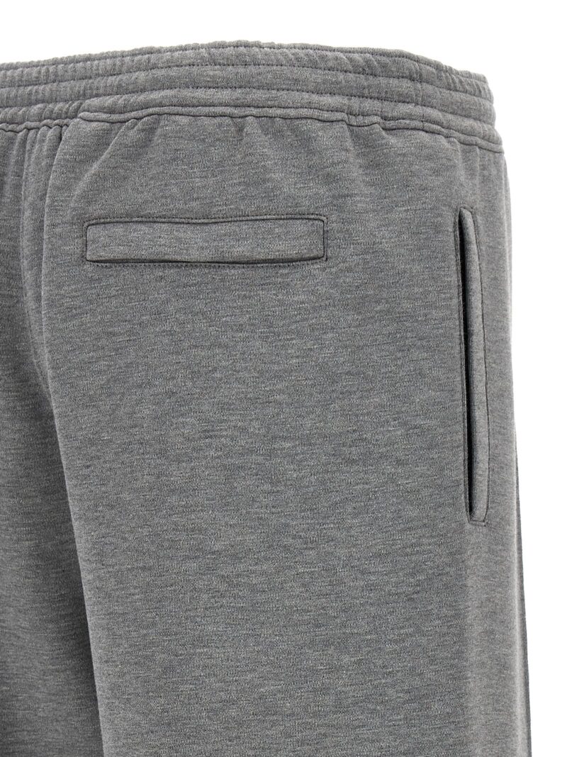 Metallic logo joggers 95% cotton 5% polyamide GIVENCHY Gray