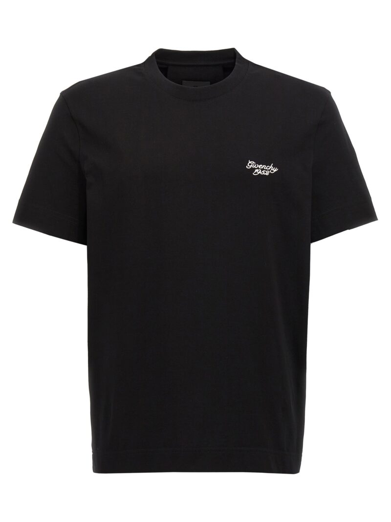 Logo embroidery t-shirt GIVENCHY Black