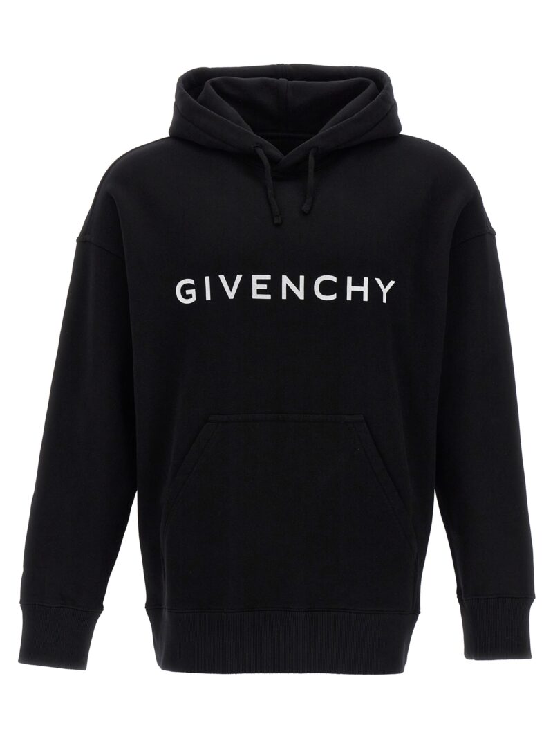 Logo print hoodie GIVENCHY White/Black