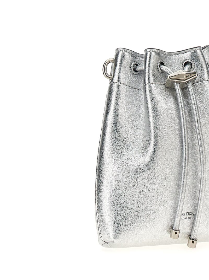 'Bon Bon' bucket bag Woman JIMMY CHOO Silver