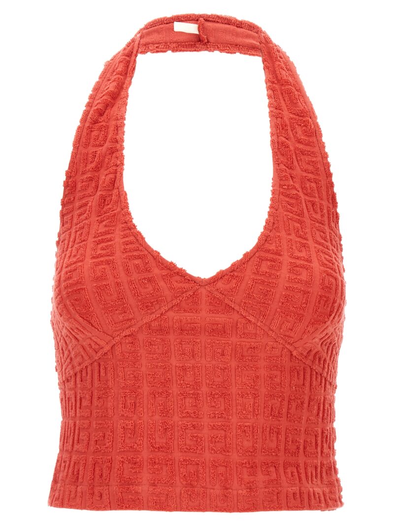 Top cropped capsule Plage GIVENCHY Red