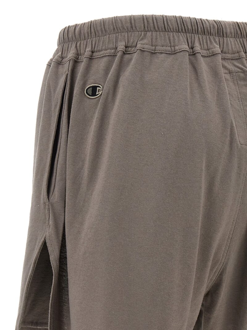 Rick Owens x Champion 'Dolphin Boxers' bermuda shorts 100% cotton RICK OWENS Gray