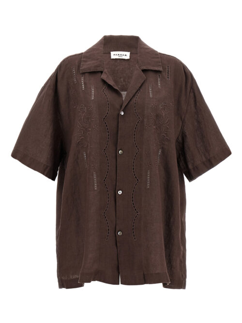 'Beach' shirt P.A.R.O.S.H. Brown