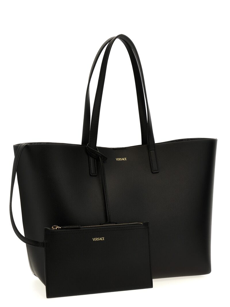 'Virtus' shopping bag Woman VERSACE Black