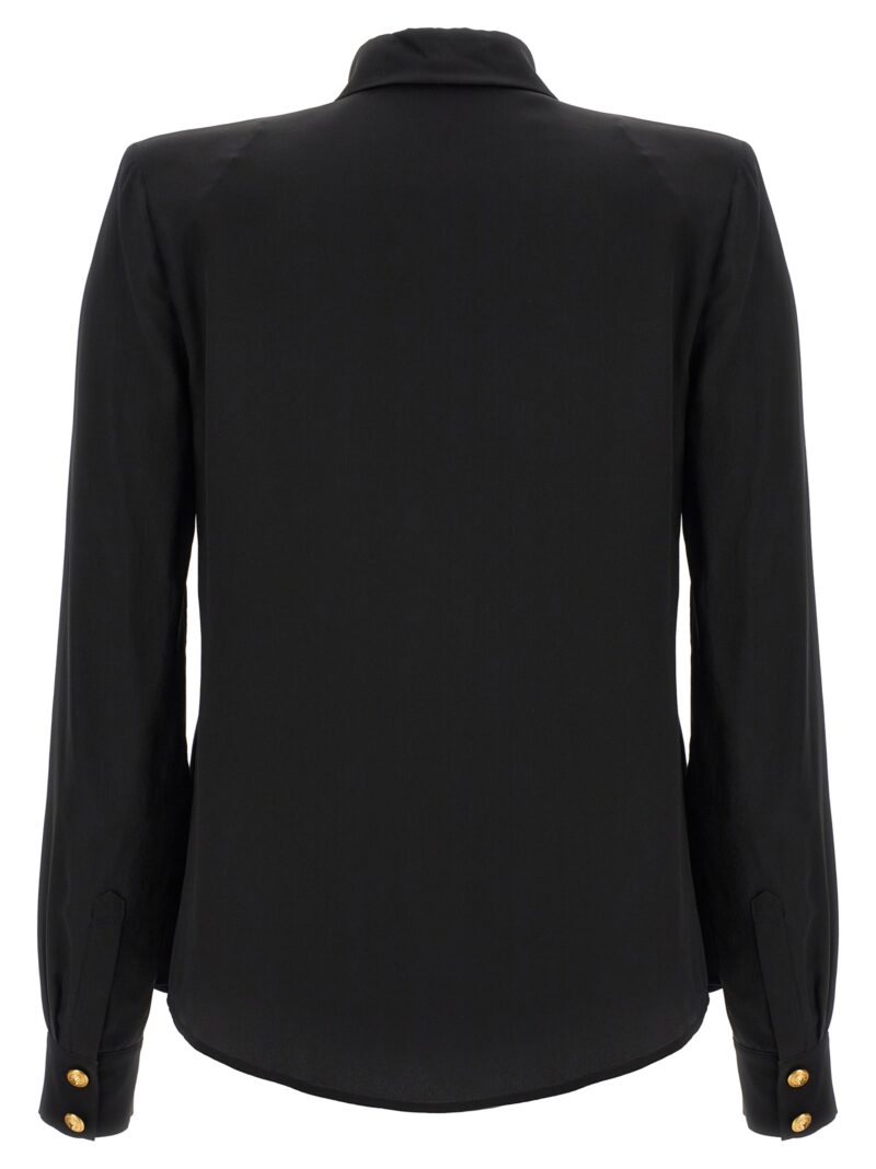 Logo button shirt DF1HS050SD420PA BALMAIN Black