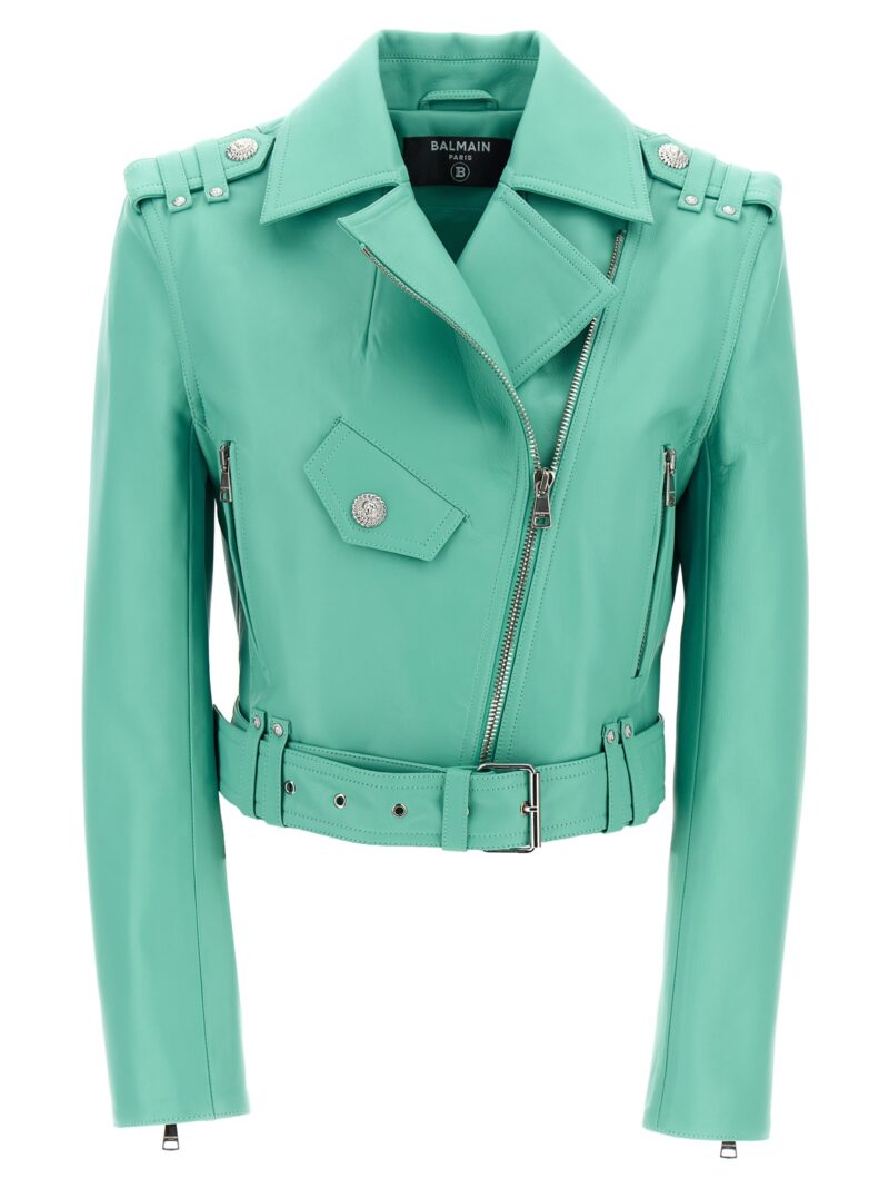 'Biker' nail BALMAIN Light Blue