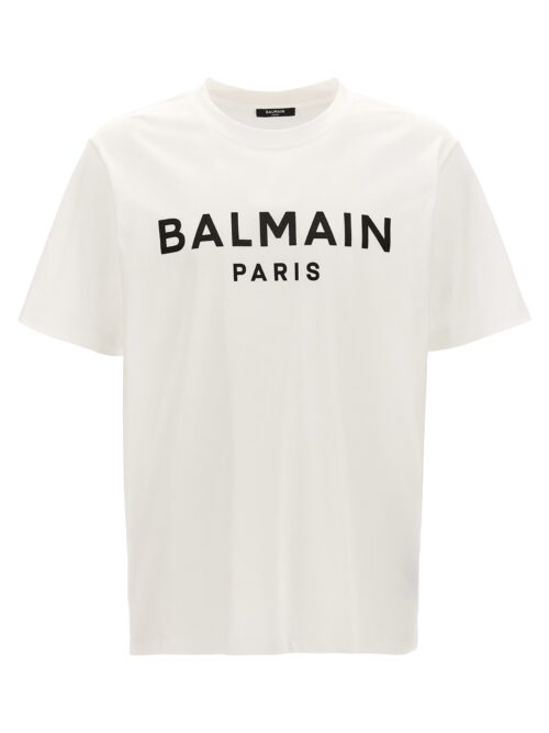 Logo print T-shirt BALMAIN White/Black