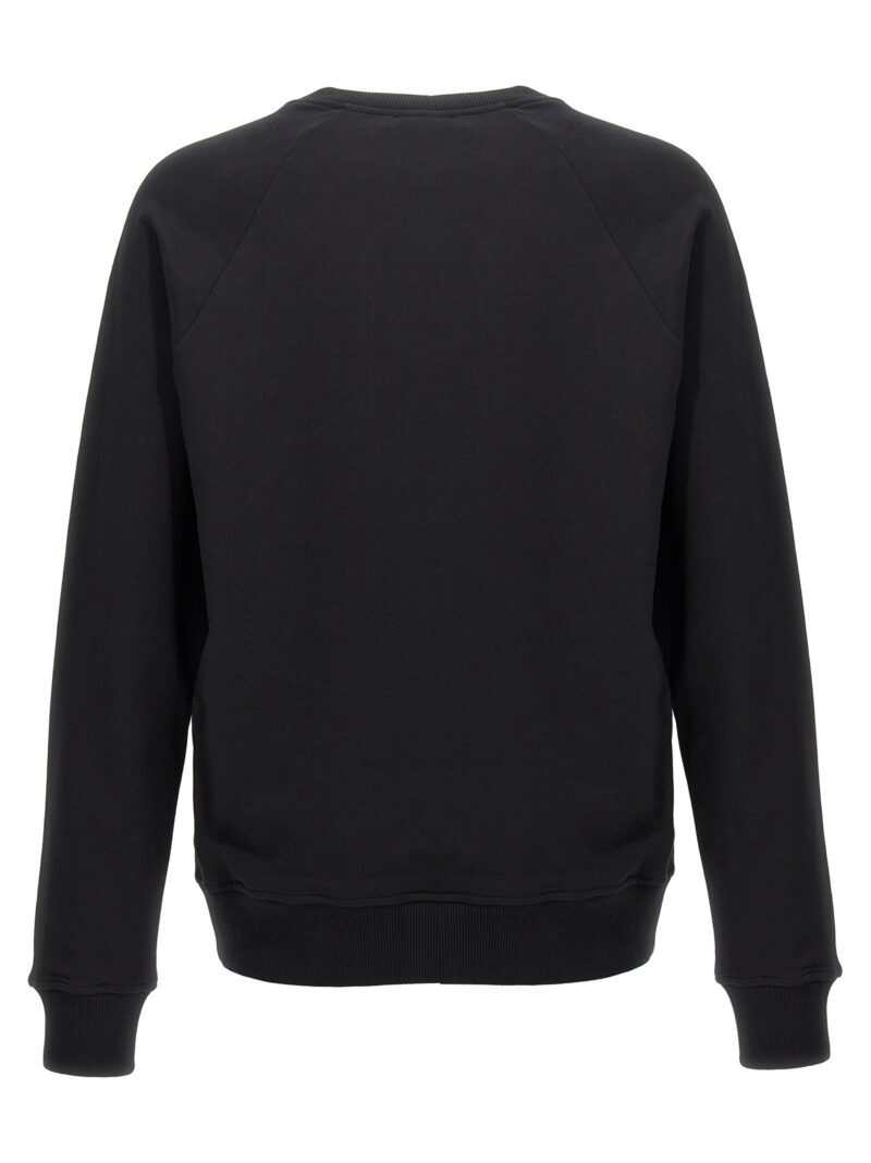 Flocked logo sweatshirt DH1JQ005BB04EAB BALMAIN Black