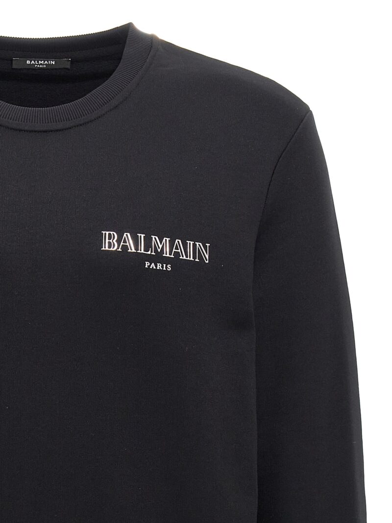 'Silver Balmain Vintage' sweatshirt Man BALMAIN Black