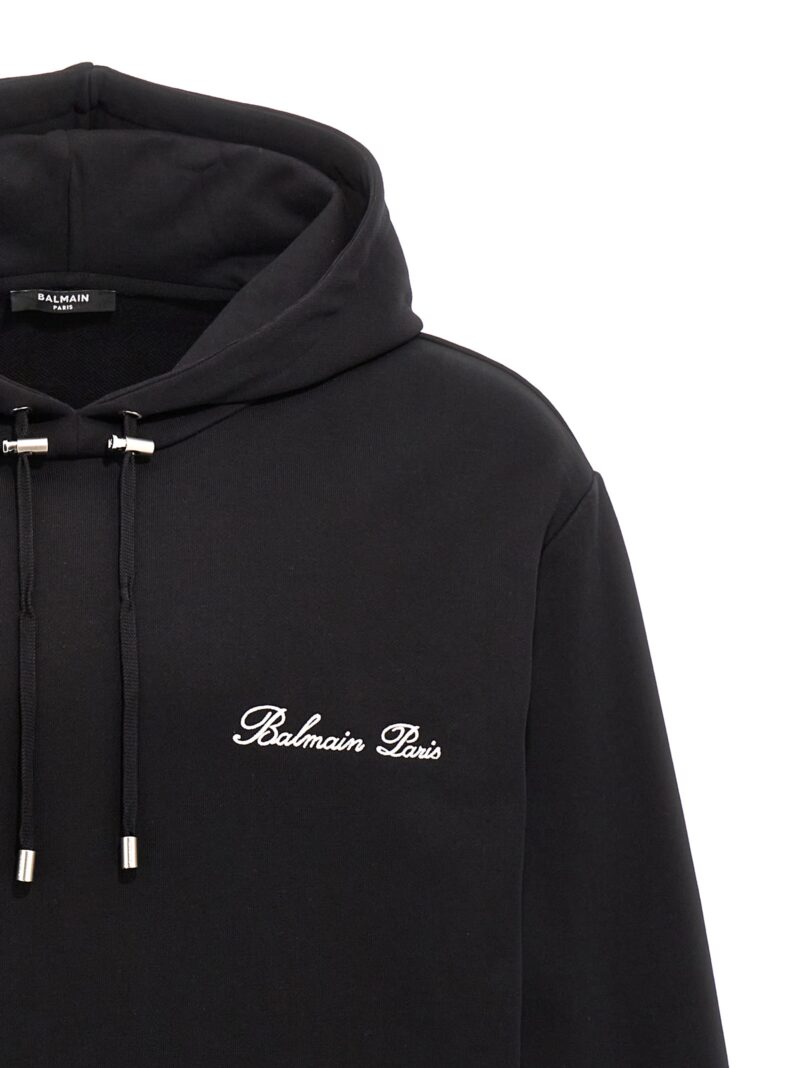 'Balmain Signature' hoodie Man BALMAIN Black