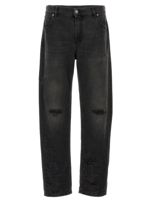 Destroyed jeans BALMAIN Black