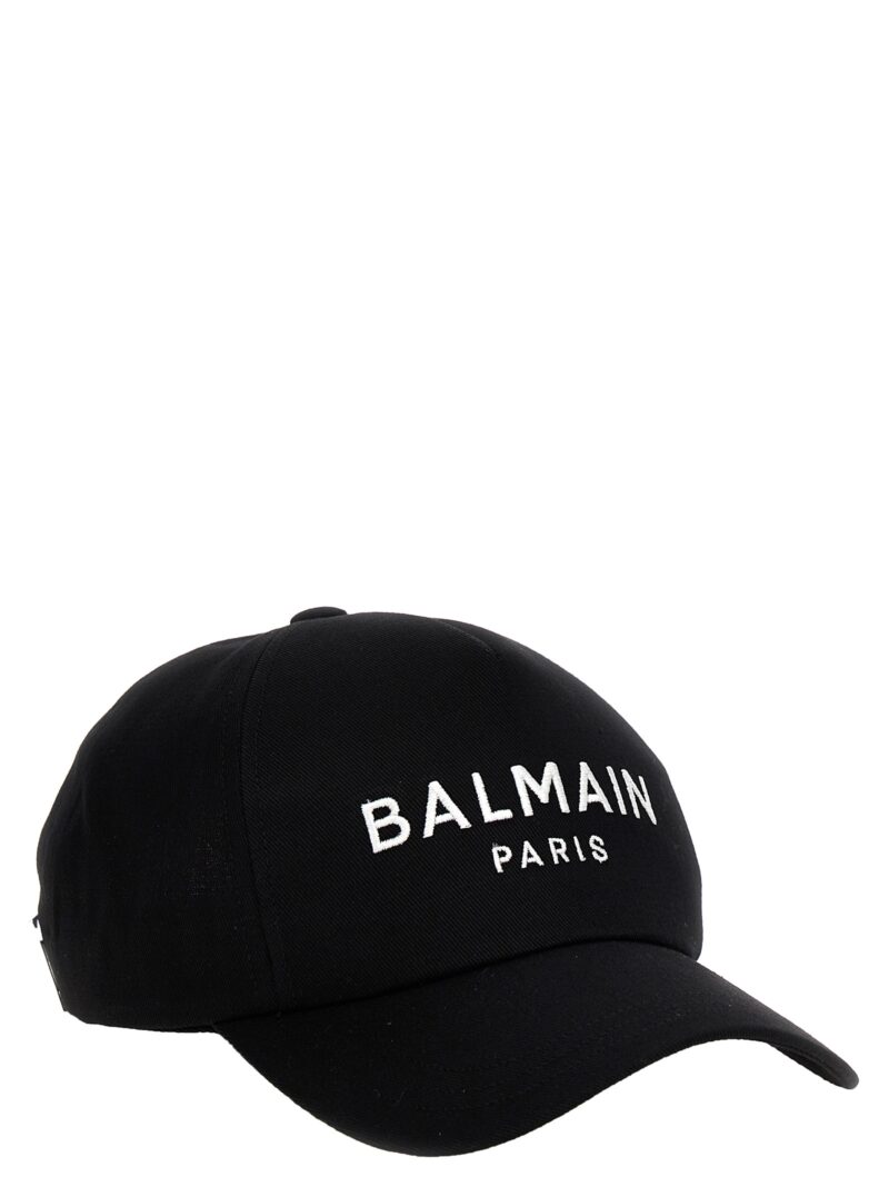 Logo embroidery baseball cap DH1XA015CB24EAB BALMAIN White/Black