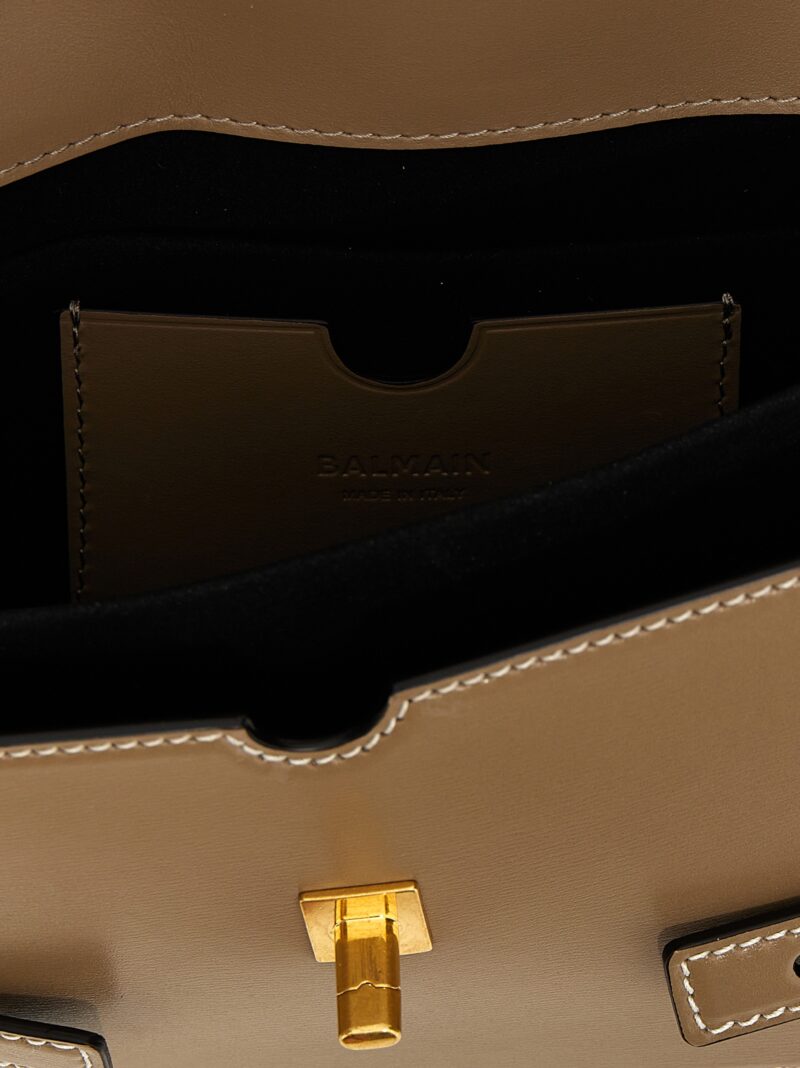 'B-Buzz 24' handbag 100% calfskin leather (Bos Taurus) BALMAIN Beige