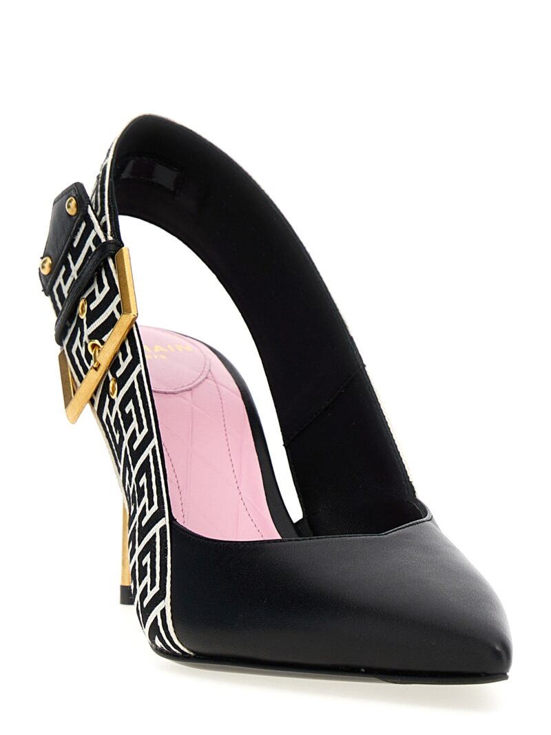 'Ruby' slingback DN1UK947LVWBGFE BALMAIN White/Black