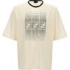 'Gradient FF' logo T-shirt FENDI White/Black