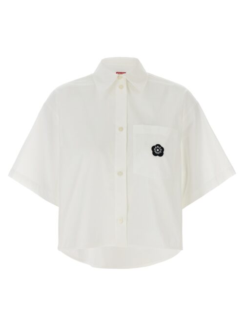 'Boke 2.0' cropped shirt KENZO White