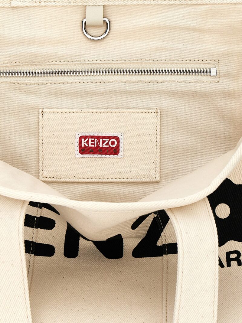 'Kenzo Utility' shopping bag 100% cotton KENZO White/Black