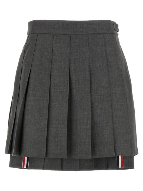 'Uniform' mini skirt THOM BROWNE Gray