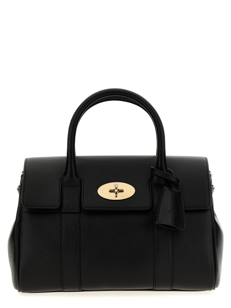 'Small Bayswater Satchel' handbag MULBERRY Black