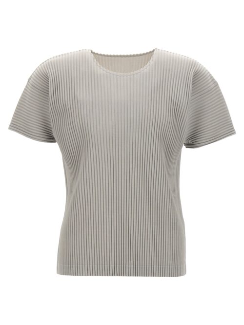 Pleated T-shirt HOMME PLISSE' ISSEY MIYAKE Gray