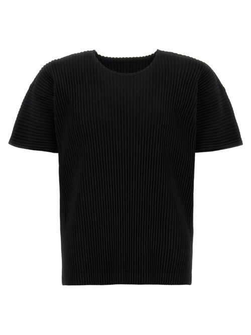 Pleated T-shirt HOMME PLISSE' ISSEY MIYAKE Black