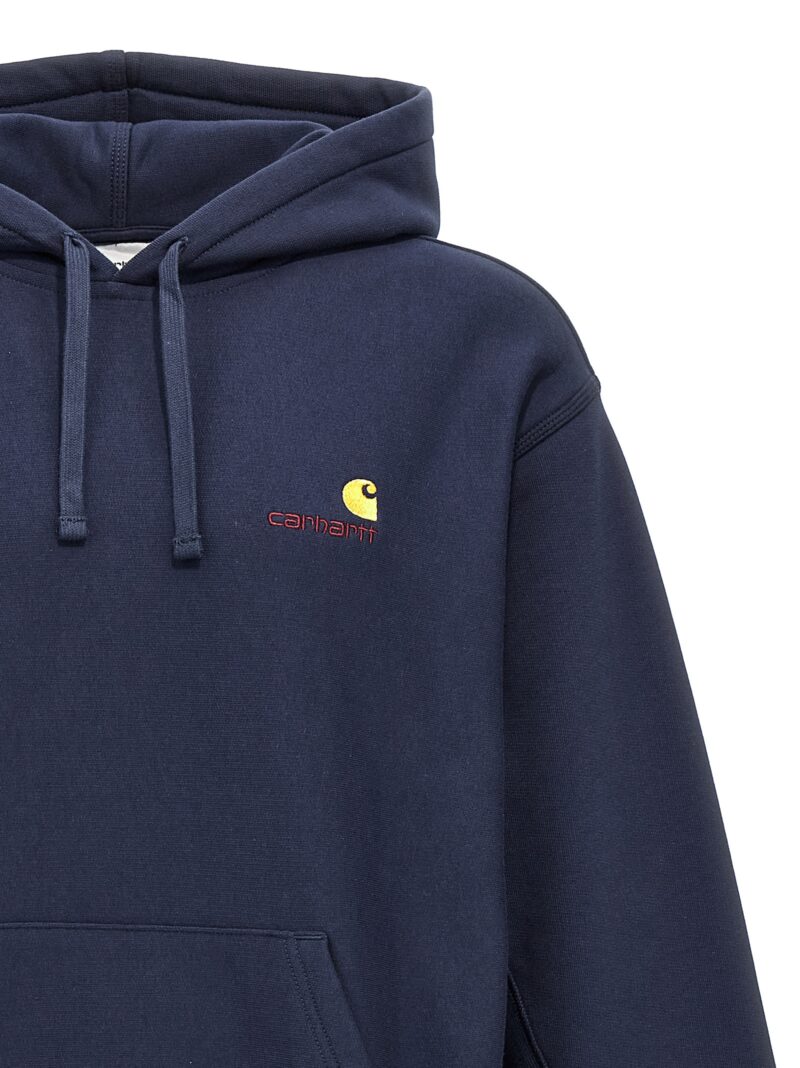 'American Script' hoodie Man CARHARTT WIP Blue