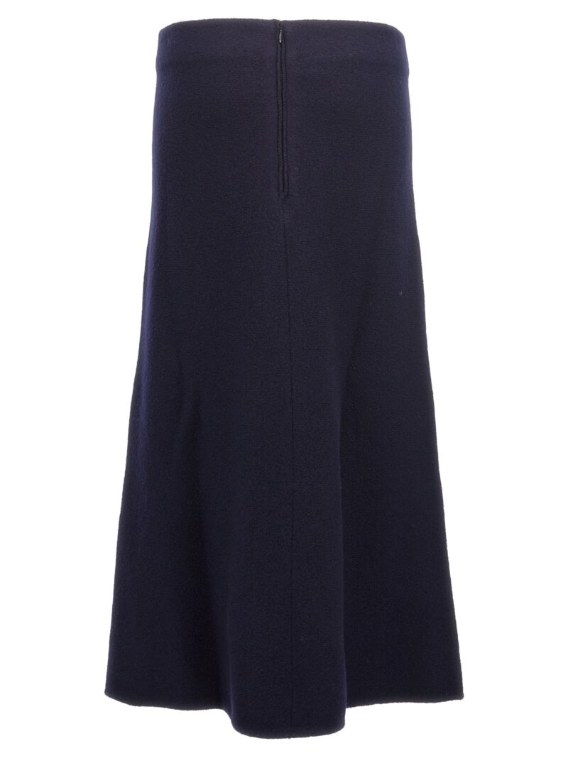 Long wool skirt J02MA0248J14506402 JIL SANDER Blue