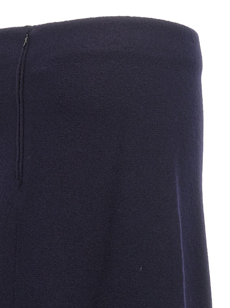 Long wool skirt 100% wool JIL SANDER Blue