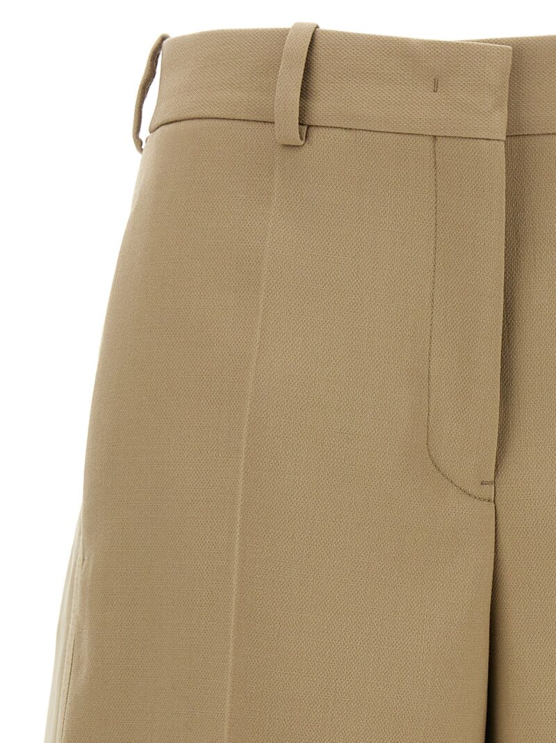 Wool bermuda shorts Woman JIL SANDER Beige