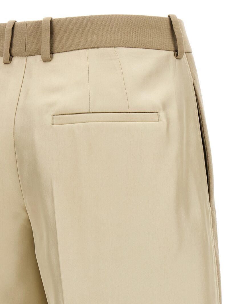 Wool bermuda shorts 100% wool JIL SANDER Beige