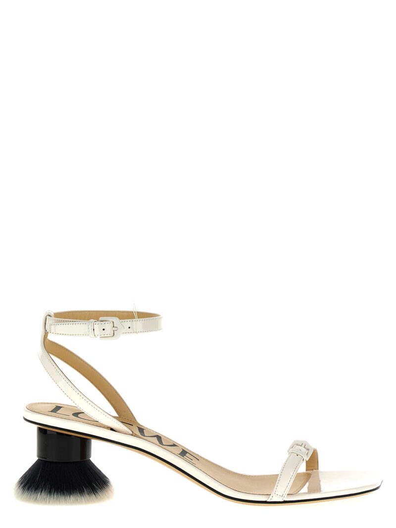 'Petal Brush' sandals LOEWE White/Black