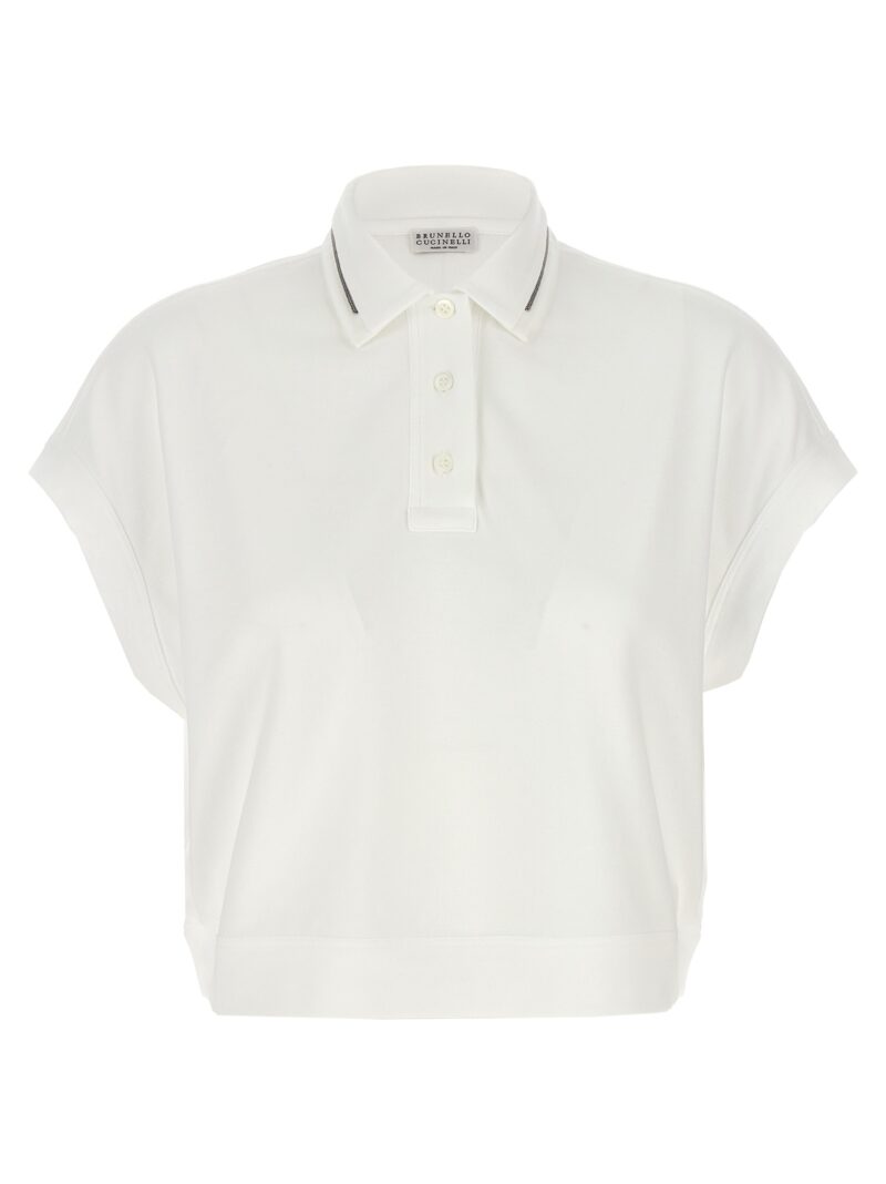 'Monile' polo shirt BRUNELLO CUCINELLI White