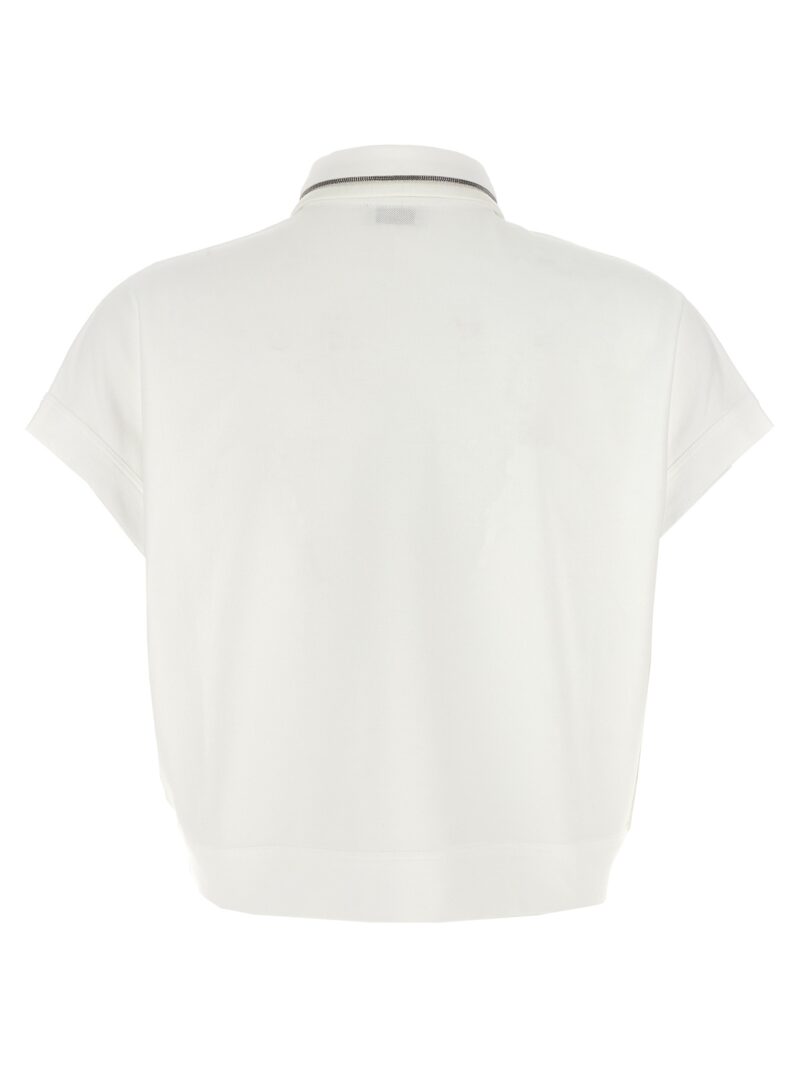 'Monile' polo shirt M0T63EM405C6159 BRUNELLO CUCINELLI White